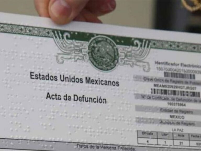 Todo sobre el Acta de Defunción en México