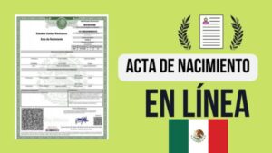 Acta de Nacimiento en Línea
