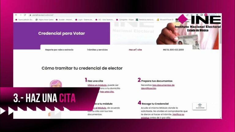 Agendar Cita en INE