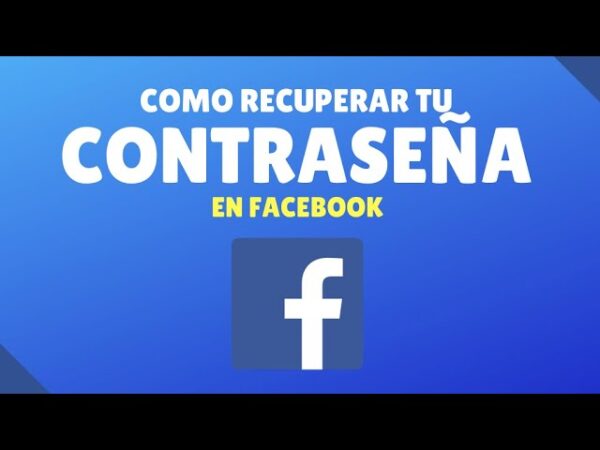 como recuperar mi contraseña de facebook