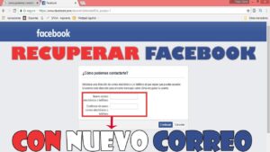 Recuperar cuenta de Facebook si perdiste tu correo electrónico antiguo